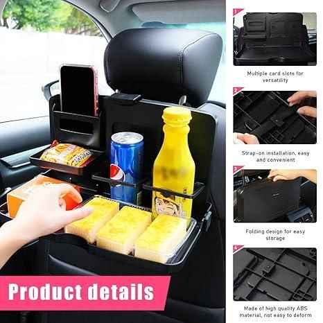 Car Travel Foldable Dining Food Tray